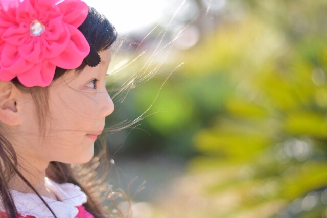 堺市　鳳　美容室　子供　ヘアセット