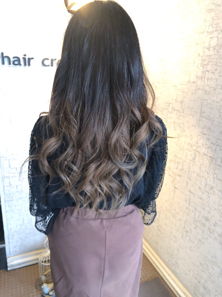 大阪 堺 ロング グラデーションカラー