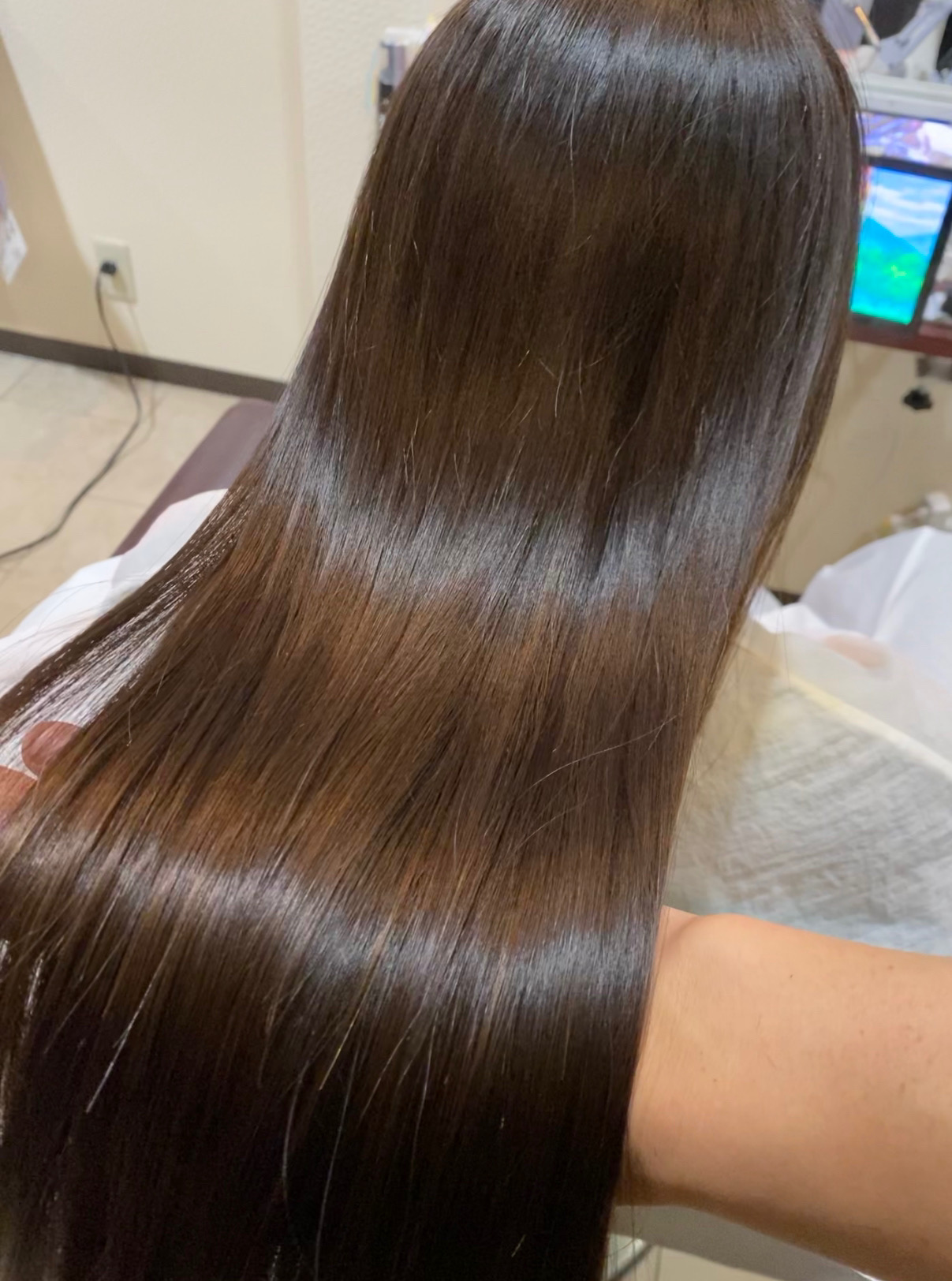 ロングヘア 縮毛矯正 髪質改善 大阪 堺市西区鳳 美容室 高石市 和泉 泉大津 アリオ鳳
