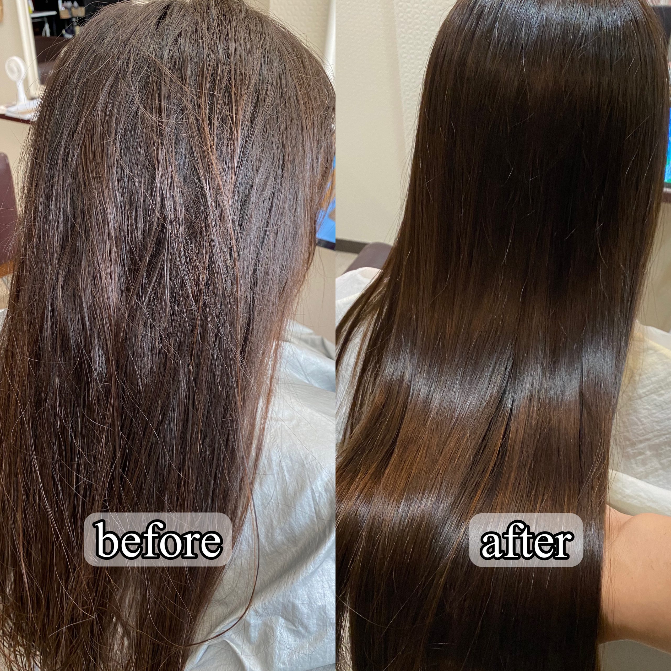 ロングヘア 縮毛矯正 髪質改善 大阪 堺市西区鳳 美容室 高石市 和泉 泉大津 アリオ鳳