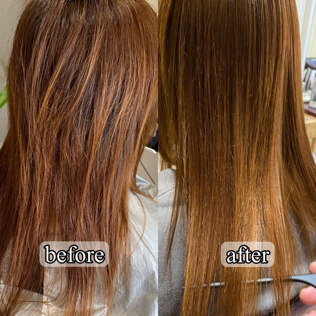 ロングヘア 髪質改善縮毛矯正 堺鳳店 美容室 くせ