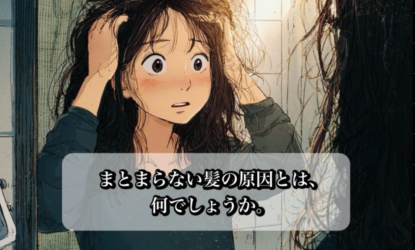 「まとまらない髪の原因を解説。大阪・堺市で人気の髪質改善・縮毛矯正サロン」#髪質改善 #縮毛矯正 #堺市美容室 #大阪髪質改善 #髪の悩み解消 #まとまらない髪 #広がる髪対策 #うねり改善 #髪質改善トリートメント #美容室堺市